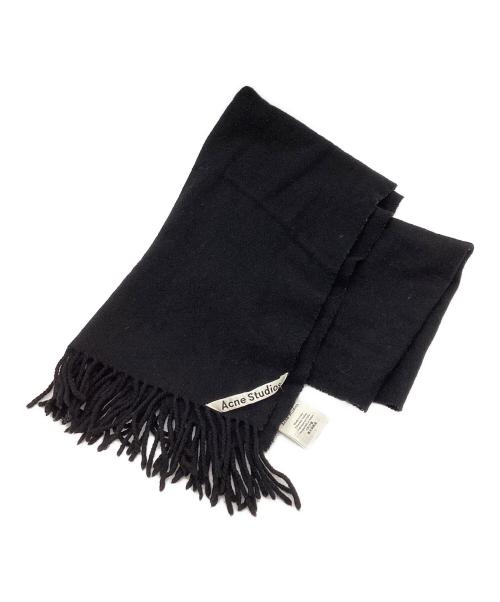 Acne studios（アクネ ストゥディオス）Acne studios (アクネ ストゥディオス) マフラー ブラックの古着・服飾アイテム