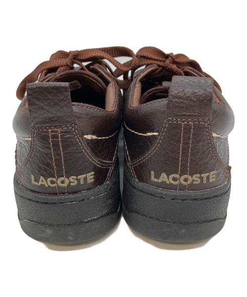 LACOSTE（ラコステ）LACOSTE (ラコステ) レザーシューズ ブラウン サイズ:SIZE 26.5cmの古着・服飾アイテム