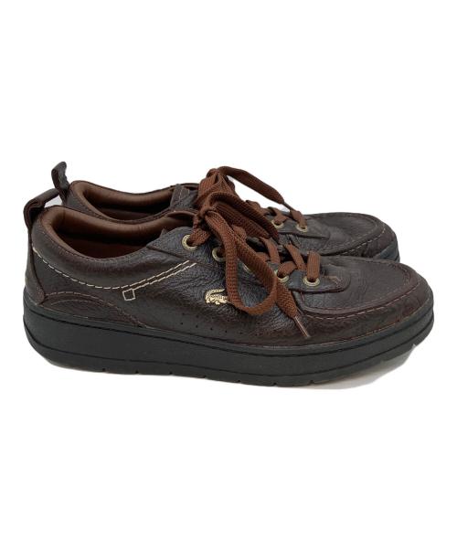 LACOSTE（ラコステ）LACOSTE (ラコステ) レザーシューズ ブラウン サイズ:SIZE 26.5cmの古着・服飾アイテム
