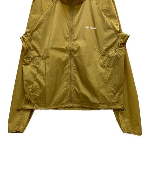 SALOMON（サロモン）SALOMON (サロモン) シェイクアウトフライジャケット ナイロンジャケット ベージュ サイズ:SIZE S 未使用品の古着・服飾アイテム