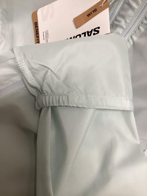 SALOMON（サロモン）SALOMON (サロモン) BONATTI CROSS WIND W ナイロンジャケット スカイブルー サイズ:SIZE XS 未使用品の古着・服飾アイテム