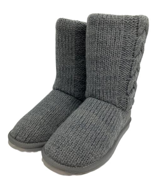 emu（エミュー）emu (エミュー) Bartle ニットブーツ グレー サイズ:SIZE 8 / 25 未使用品の古着・服飾アイテム