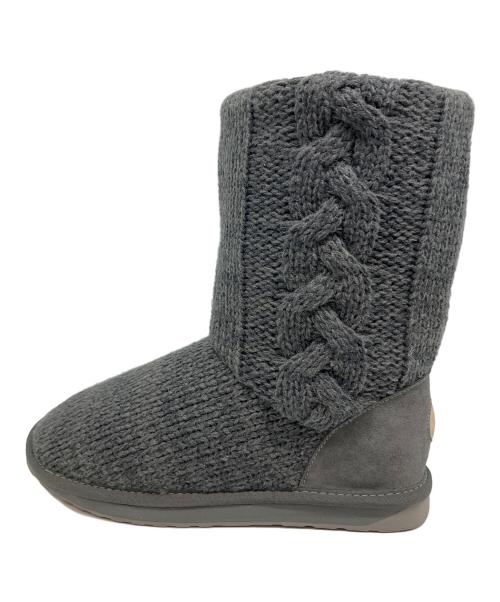 emu（エミュー）emu (エミュー) Bartle ニットブーツ グレー サイズ:SIZE 8 / 25 未使用品の古着・服飾アイテム