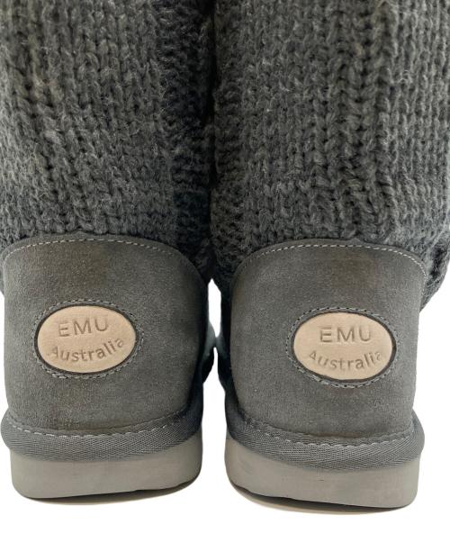 emu（エミュー）emu (エミュー) Bartle ニットブーツ グレー サイズ:SIZE 8 / 25 未使用品の古着・服飾アイテム