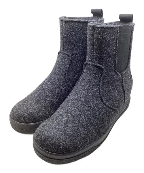 pomar（ポマール）pomar (ポマール) MALLA Women's GORE-TEX® Felt Chelsea boots ブーツ ブラック サイズ:SIZE 38の古着・服飾アイテム