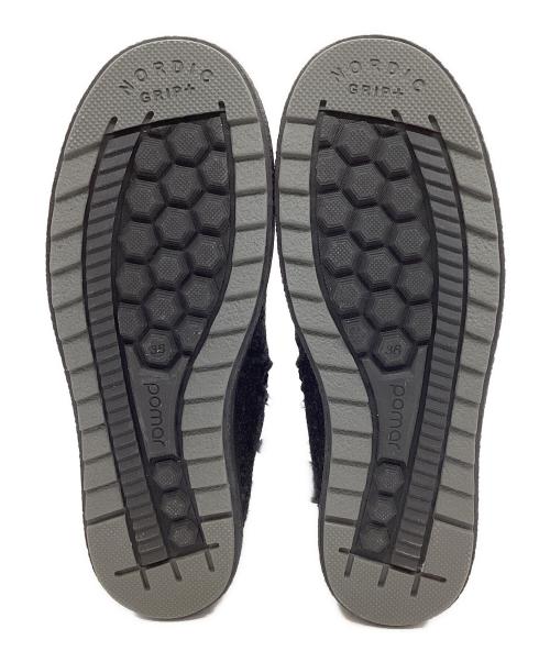 pomar（ポマール）pomar (ポマール) MALLA Women's GORE-TEX® Felt Chelsea boots ブーツ ブラック サイズ:SIZE 38の古着・服飾アイテム