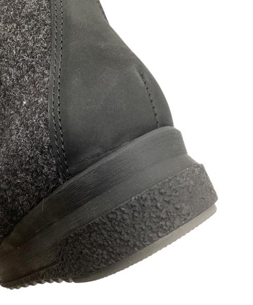 pomar（ポマール）pomar (ポマール) MALLA Women's GORE-TEX® Felt Chelsea boots ブーツ ブラック サイズ:SIZE 38の古着・服飾アイテム