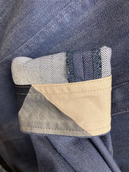 BLUE LABEL CRESTBRIDGE（ブルーレーベルクレストブリッジ）BLUE LABEL CRESTBRIDGE (ブルーレーベルクレストブリッジ) 長袖ワンピース インディゴ サイズ:SIZE M/SIZE 36の古着・服飾アイテム