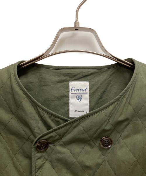 ORCIVAL（オーシバル）ORCIVAL (オーシバル) タイプライターダイヤキルトコート オリーブ サイズ:SIZE 1の古着・服飾アイテム