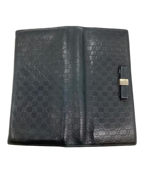 GUCCI（グッチ）GUCCI (グッチ) グッチシマ 長財布 ブラックの古着・服飾アイテム