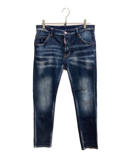 DSQUARED2（ディースクエアード）DSQUARED2 (ディースクエアード) Skater Jean デニムパンツ インディゴ サイズ:SIZE 50の古着・服飾アイテム