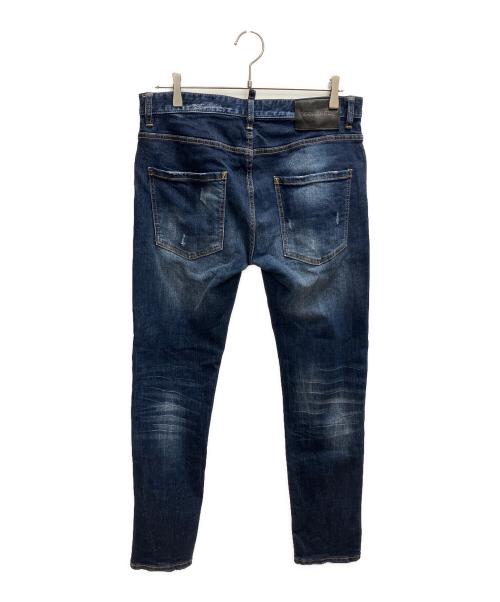 DSQUARED2（ディースクエアード）DSQUARED2 (ディースクエアード) Skater Jean デニムパンツ インディゴ サイズ:SIZE 50の古着・服飾アイテム