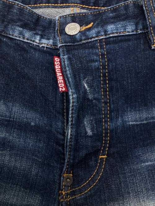 DSQUARED2（ディースクエアード）DSQUARED2 (ディースクエアード) Skater Jean デニムパンツ インディゴ サイズ:SIZE 50の古着・服飾アイテム