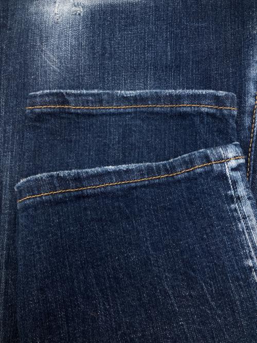 DSQUARED2（ディースクエアード）DSQUARED2 (ディースクエアード) Skater Jean デニムパンツ インディゴ サイズ:SIZE 50の古着・服飾アイテム