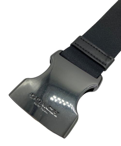 COACH（コーチ）COACH (コーチ) トラック ベルト バッグ・シグネチャー キャンバス・コーチ パッチ ウェストバッグ ベージュ×グリーンの古着・服飾アイテム