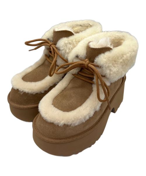 UGG（アグ）UGG (アグ) Esmee Lace Up（エスミー レース アップ） ブラウン サイズ:SIZE 25cmの古着・服飾アイテム