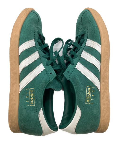 adidas（アディダス）adidas (アディダス) STADT ローカットスニーカー グリーン サイズ:SIZE 26.5cmの古着・服飾アイテム