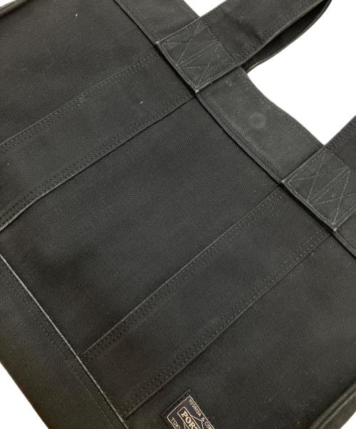 PORTER（ポーター）PORTER (ポーター) キャンバストートバッグ ブラックの古着・服飾アイテム