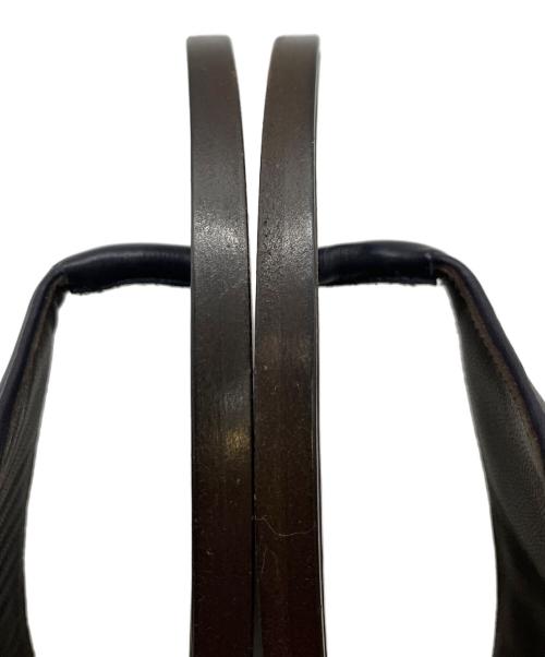 BOTTEGA VENETA（ボッテガベネタ）BOTTEGA VENETA (ボッテガベネタ) レザーサンダル ブラウン×ネイビー サイズ:SIZE36 1/2の古着・服飾アイテム