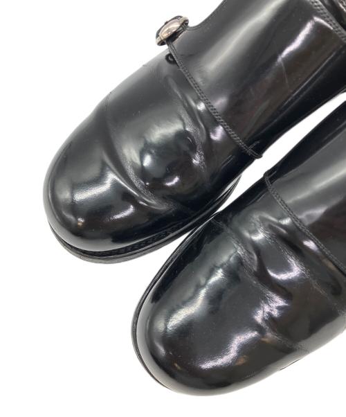 GUCCI（グッチ）GUCCI (グッチ) ダブルモンクストラップシューズ ブラック サイズ:SIZE 7の古着・服飾アイテム
