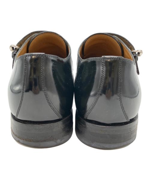 GUCCI（グッチ）GUCCI (グッチ) ダブルモンクストラップシューズ ブラック サイズ:SIZE 7の古着・服飾アイテム