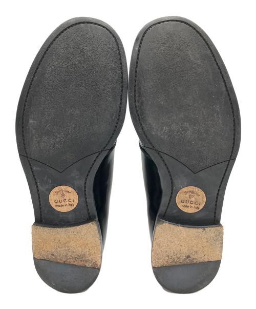 GUCCI（グッチ）GUCCI (グッチ) ダブルモンクストラップシューズ ブラック サイズ:SIZE 7の古着・服飾アイテム
