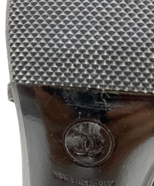 CHANEL（シャネル）CHANEL (シャネル) ストラップサンダル ブラック×グリーン サイズ:SIZE 39の古着・服飾アイテム