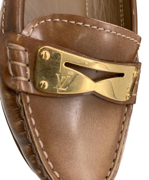 LOUIS VUITTON（ルイ ヴィトン）LOUIS VUITTON (ルイ ヴィトン) ドライビングシューズ ブラウン サイズ:SIZE 34の古着・服飾アイテム