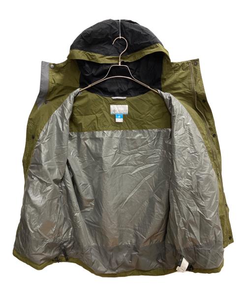 Columbia（コロンビア）Columbia (コロンビア) デクルーズサミットジャケット ナイロンジャケット ブラック×グリーン サイズ:SIZE XLの古着・服飾アイテム