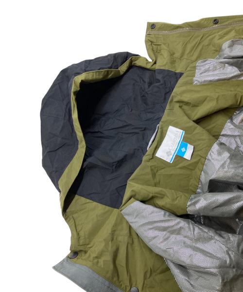 Columbia（コロンビア）Columbia (コロンビア) デクルーズサミットジャケット ナイロンジャケット ブラック×グリーン サイズ:SIZE XLの古着・服飾アイテム
