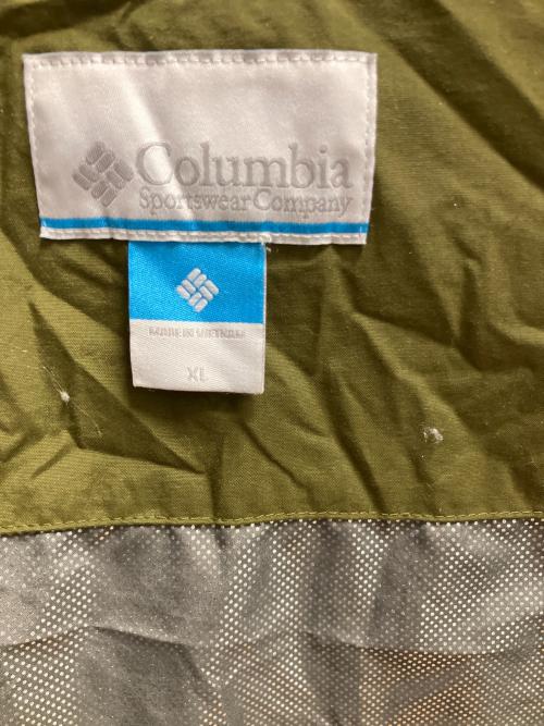 Columbia（コロンビア）Columbia (コロンビア) デクルーズサミットジャケット ナイロンジャケット ブラック×グリーン サイズ:SIZE XLの古着・服飾アイテム