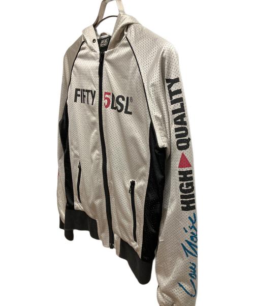 55DSL（フィフテーファイブディーエスエル）55DSL (フィフテーファイブディーエスエル) ジップパーカー ベージュ サイズ:SIZE Mの古着・服飾アイテム