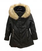 ZARAザラ）の古着「ファー付き中綿コート」｜ブラック