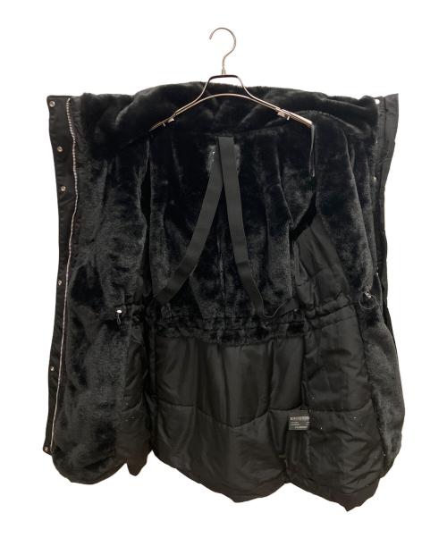 ZARA（ザラ）ZARA (ザラ) ファー付き中綿コート ブラック サイズ:SIZE Lの古着・服飾アイテム