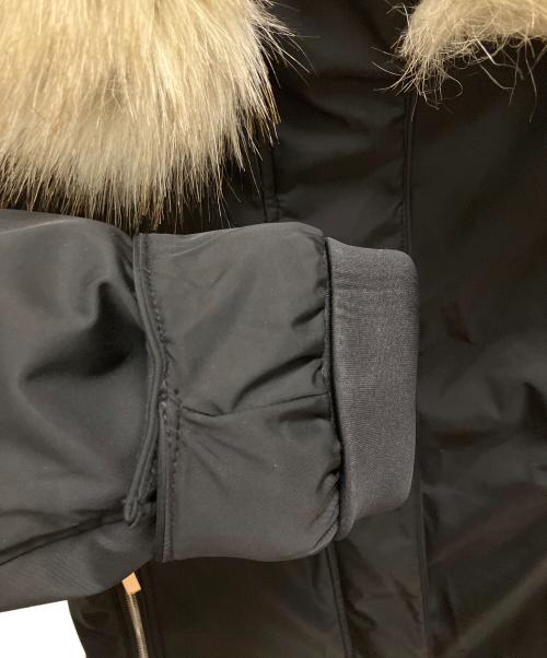 ZARA（ザラ）ZARA (ザラ) ファー付き中綿コート ブラック サイズ:SIZE Lの古着・服飾アイテム