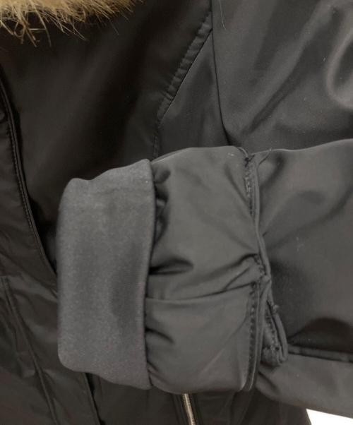 ZARA（ザラ）ZARA (ザラ) ファー付き中綿コート ブラック サイズ:SIZE Lの古着・服飾アイテム