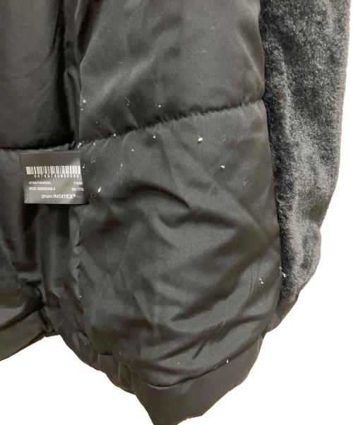 ZARA（ザラ）ZARA (ザラ) ファー付き中綿コート ブラック サイズ:SIZE Lの古着・服飾アイテム