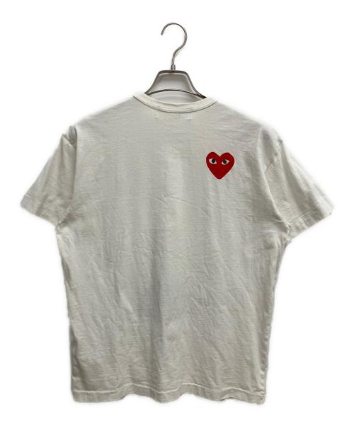 PLAY COMME des GARCONS（プレイコムデギャルソン）PLAY COMME des GARCONS (プレイコムデギャルソン) THE NORTH FACE (ザ ノース フェイス) 半袖Tシャツ ホワイト サイズ:SIZE XLの古着・服飾アイテム