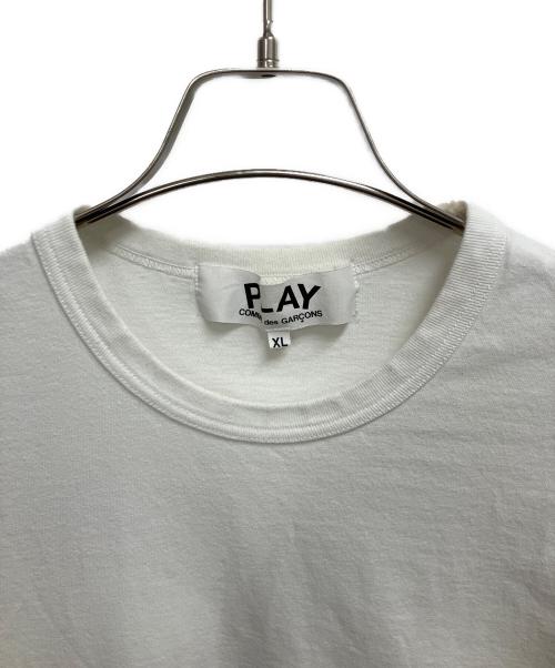 PLAY COMME des GARCONS（プレイコムデギャルソン）PLAY COMME des GARCONS (プレイコムデギャルソン) THE NORTH FACE (ザ ノース フェイス) 半袖Tシャツ ホワイト サイズ:SIZE XLの古着・服飾アイテム