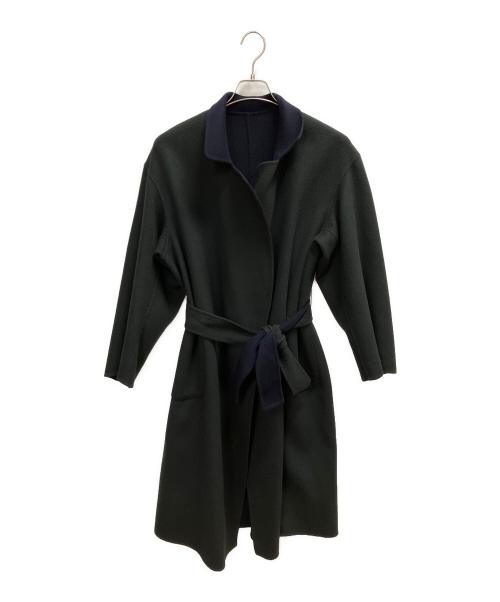 6(ROKU) BEAUTY&YOUTH（ロク ビューティーアンドユース）6(ROKU) BEAUTY&YOUTH (ロク ビューティーアンドユース) DOUBLE REVER GOWN COAT  ネイビー サイズ:SIZE Sの古着・服飾アイテム