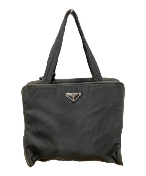 PRADA（プラダ）PRADA (プラダ) ナイロントートバッグ ブラックの古着・服飾アイテム