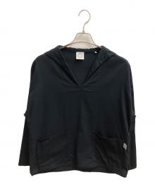 ORCIVAL（オーシバル）の古着「Cotton Twill Skipper Smock 長袖カットソー」｜ネイビー