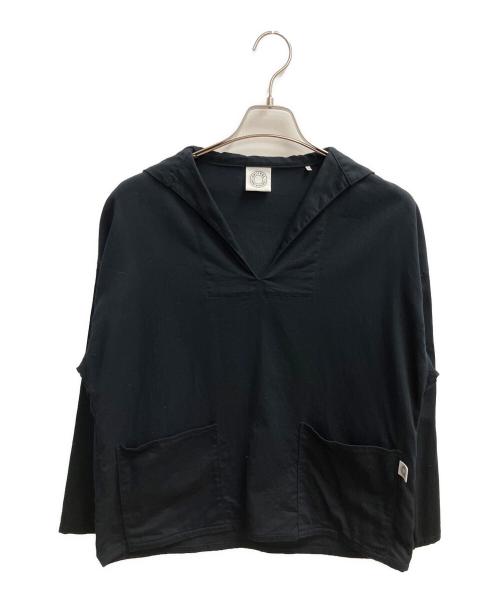 ORCIVAL（オーシバル）ORCIVAL (オーシバル) Cotton Twill Skipper Smock 長袖カットソー ネイビー サイズ:SIZE 4の古着・服飾アイテム