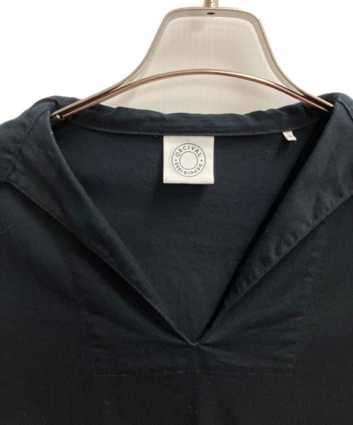 ORCIVAL（オーシバル）ORCIVAL (オーシバル) Cotton Twill Skipper Smock 長袖カットソー ネイビー サイズ:SIZE 4の古着・服飾アイテム