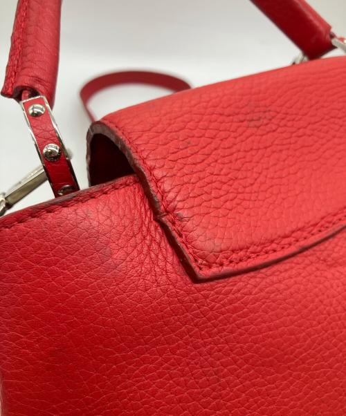 LOUIS VUITTON（ルイ ヴィトン）LOUIS VUITTON (ルイ ヴィトン) カプシーヌPM レッドの古着・服飾アイテム