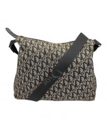 Christian Dior（クリスチャン ディオール）の古着「トロッター　ショルダーバッグ」｜ベージュ×ブラック