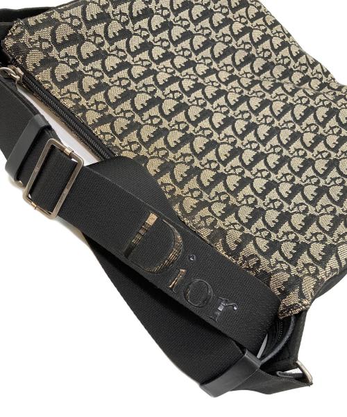 Christian Dior（クリスチャン ディオール）Christian Dior (クリスチャン ディオール) トロッター　ショルダーバッグ ベージュ×ブラックの古着・服飾アイテム