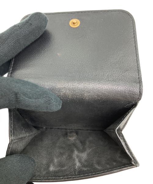 BALENCIAGA（バレンシアガ）BALENCIAGA (バレンシアガ) 3つ折り財布 ブラックの古着・服飾アイテム