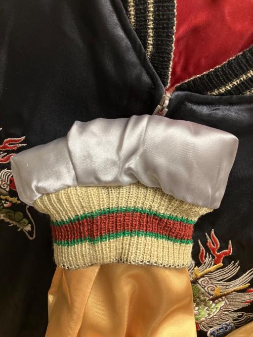 東洋エンタープライズ（トウヨウエンタープライズ）東洋エンタープライズ (トウヨウエンタープライズ) NO-175 五重塔 リバーシブルスカジャン レッド サイズ:SIZE XLの古着・服飾アイテム