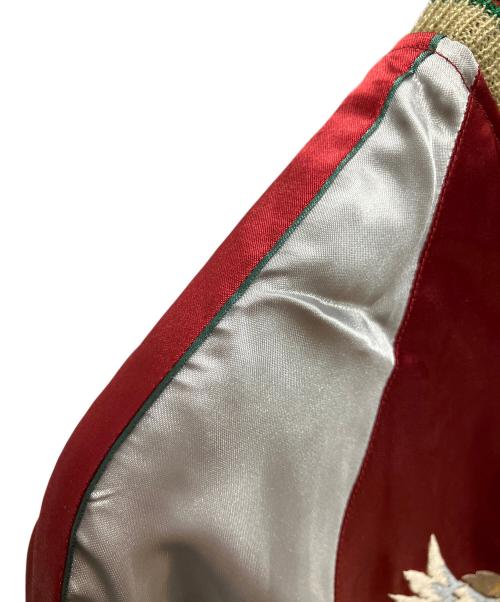 東洋エンタープライズ（トウヨウエンタープライズ）東洋エンタープライズ (トウヨウエンタープライズ) NO-175 五重塔 リバーシブルスカジャン レッド サイズ:SIZE XLの古着・服飾アイテム